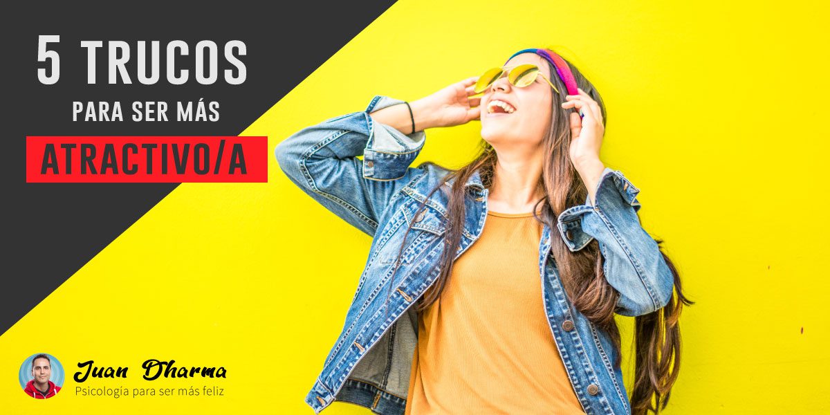 cinco trucos para ser mas atractivo chica sonriente con fondo amarillo